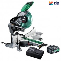 HiKOKI C3610DRA(SP1Z) - 36V Multivolt 255mm (10") Cordless Brushless Slide Compound Miter Saw Kit