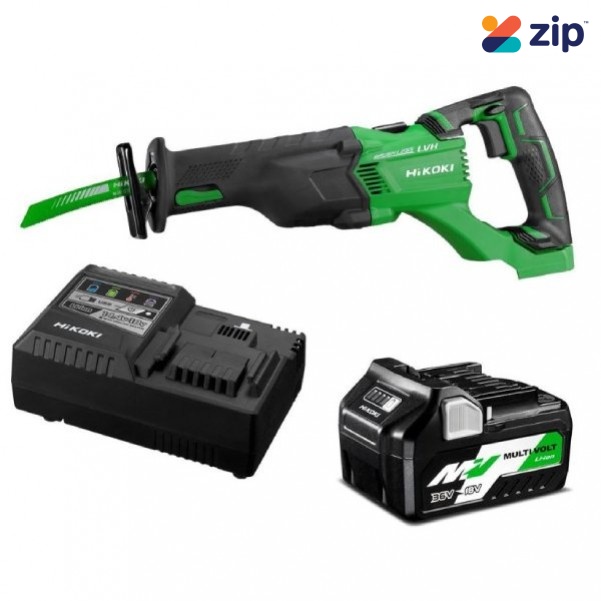 HiKOKI CR18DBL(SP1Z) - 18V 5.0Ah Li-Ion Cordless Slide Brushless Reciprocating Saw Combo Kit