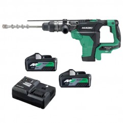 HiKOKI DH36DMA(HAZ) - 36V MultiVolt Cordless Brushless SDS-Max Rotary Hammer Combo Kit