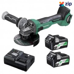 HiKOKI G3613DA(HRZ) - 36V MultiVolt 125mm (5") Cordless Brushless Angle Grinder with Slide Switch Combo Kit