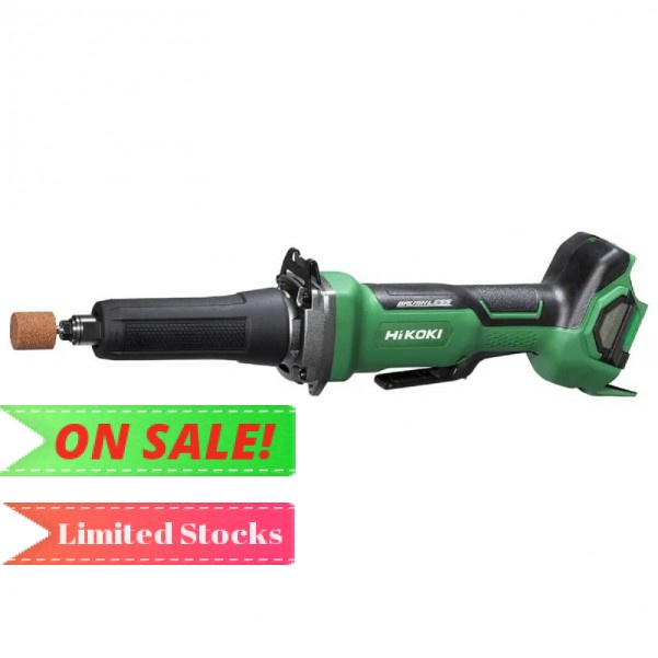 HiKOKI GP18DB(H4Z) - 18V Li-Ion Cordless Brushless Paddle Switch Die Grinder Skin Die Grinders