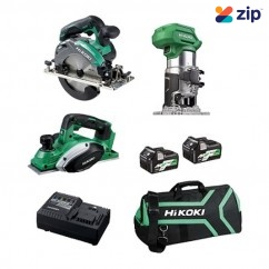 HiKOKI KC18D3P(PMZ) - 18V 5.0Ah Cordless Brushless 3 Piece Combo Kit