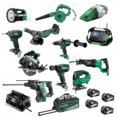 HiKOKI KC36D12P(HRZ) - 18V/36V 5.0Ah/2.5Ah MultiVolt Cordless Brushless 12 Piece Combo Kit