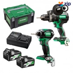 HiKOKI KC36DC(HRZ) - 36V 2.5Ah Li-ion Cordless Brushless MultiVolt 2pce Combo Kit