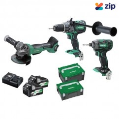 HiKOKI KC36DDBL(HRZ) - 18V/36V MultiVolt Cordless Brushless 3 Piece Combo Kit