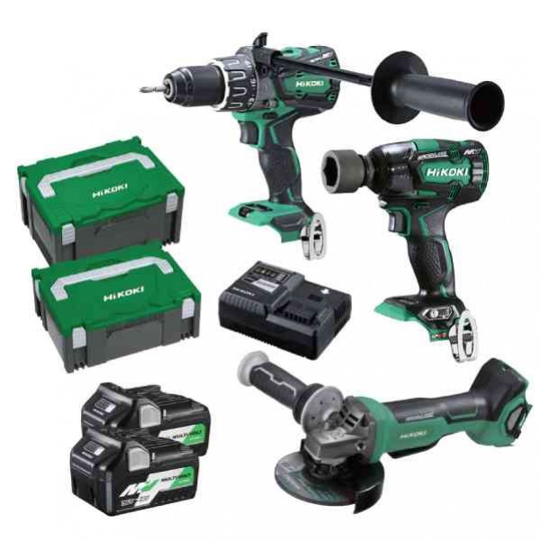HiKOKI KC36DRBL2(HRZ) - 36V 2.5Ah MultiVolt Cordless Brushless 3 Piece Combo Kit Combo Kits 20v & Higher