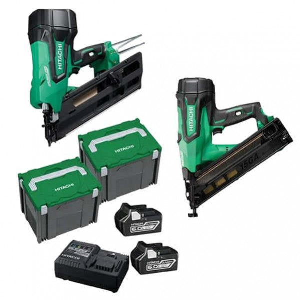 HiKOKI NR1890COMBO1 - 18V Cordless Brushless 2 Piece Nailer Combo Kit 18VFRAMERCOMBO1(HRZ)