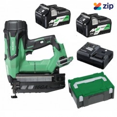 HiKOKI NT1865DBSL(HRZ) - 18V 65mm 16Ga C Series Cordless Brushless Finish Nailer Kit