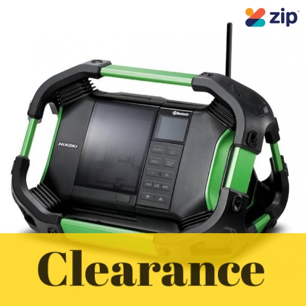 HiKOKI UR18DSDL(H4Z) - 14.4V/18V AC Cordless Bluetooth Radio Skin Radios