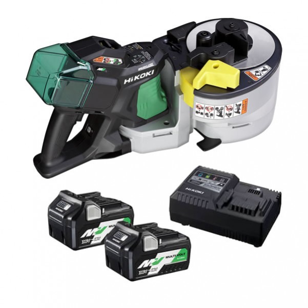 HiKOKI VB3616DA(HGZ) - 36V 2.5Ah Cordless Brushless Portable Multi-Volt Rebar Cutter/Bender Kit