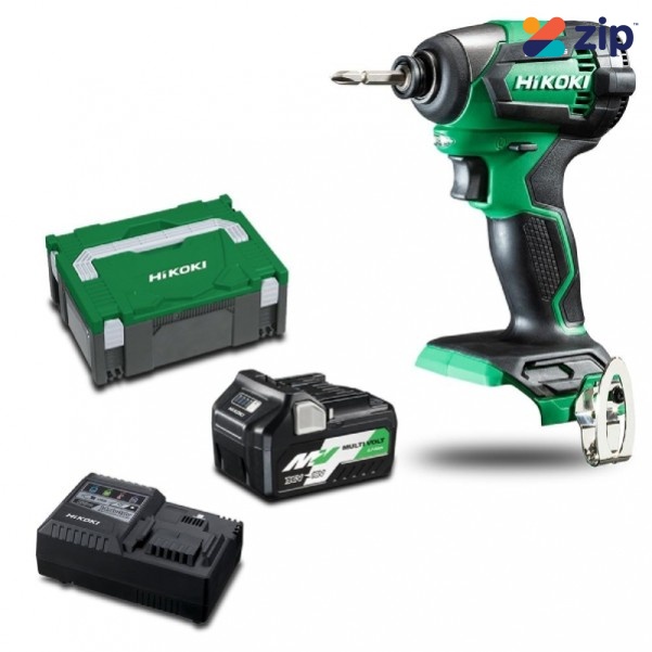 HiKOKI WH18DE(SP1Z) - 18V 5.0Ah Li-ion Cordless Brushless Impact Driver Drill Combo Kit