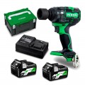  HiKOKI WR18DH(HRZ) 18V Li-ion Brushless Cordless IP56 12.7mm (1/2") Impact Wrench Kit