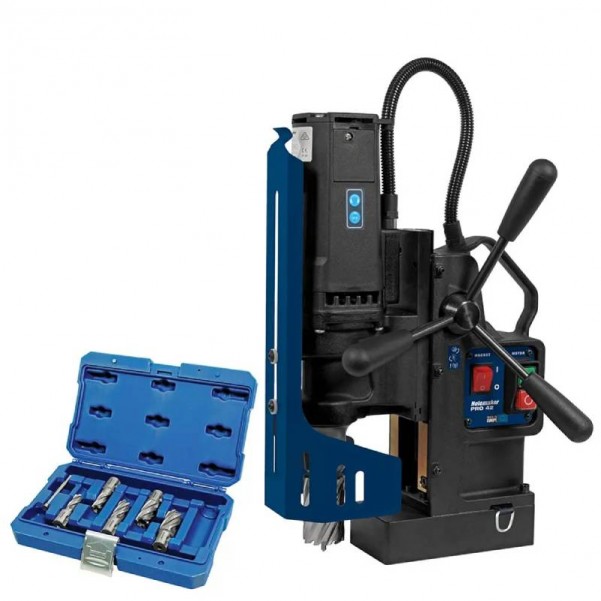 Holemaker HMPRO42K1 - 1020W Single Phase Magnetic Base Drill with 5pce Cutter Set Magnetic Base Drills