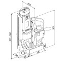 Holemaker HMSPECIAL60 - 240V 65mm Magnetic Base Tapping & Drilling Machine