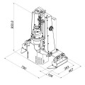 Holemaker PRO200A - 200mm PNEUMATIC PRO 200A ATEX Magnetic Base Drill Air Magnetic Base Drills