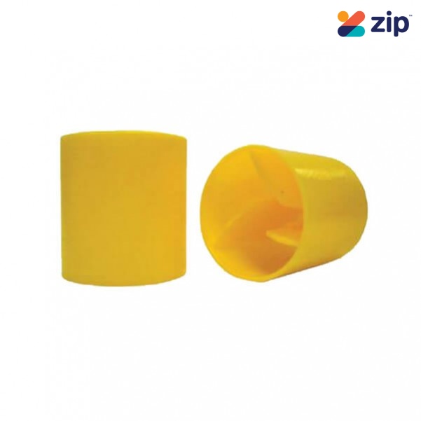 IMPACT-A 10079 - 60 x 65mm Yellow Round Safety Caps Pack of 100