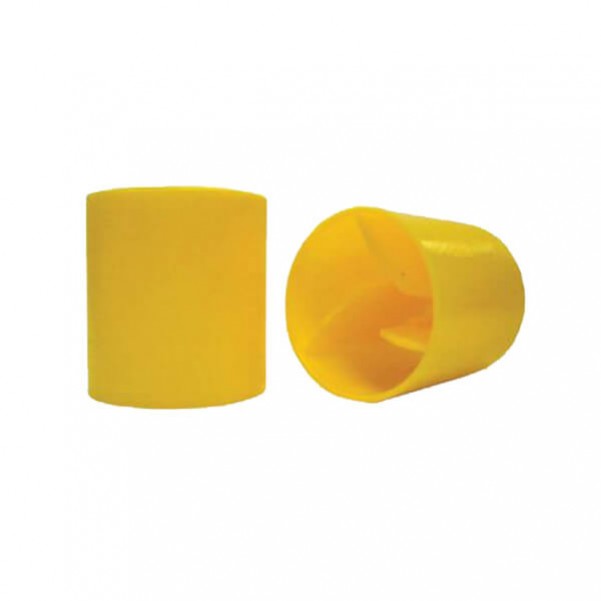 IMPACT-A 10079 - 60 x 65mm Yellow Round Safety Caps Pack of 100