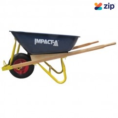 IMPACT-A WH7804STD  - 100L Steel Tray Wheelbarrow, Timber Handle STD Pneumatic Tyre 28902 