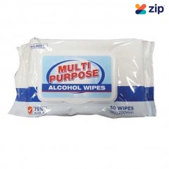 IMPACT-A #AL005-1 - 50PK 75% Alcohol Multi Purpose Wipes 29137