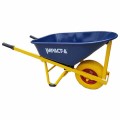 IMPACT-A WB8613PUFAT - 100L FAT 4 Ply 16x6.5” Wheel Blue Metal Tub WheelBarrow 28901PU