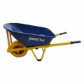 IMPACT-A WB8613PUFAT - 100L FAT 4 Ply 16x6.5” Wheel Blue Metal Tub WheelBarrow 28901PU