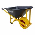 IMPACT-A WB8612PUFAT - 100L 16x6.5” Wheel FAT 4 Ply Plastic Tub Black Wheelbarrow 28899PU Wheelbarrows & Trolleys