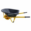 IMPACT-A WB8612PUFAT - 100L 16x6.5” Wheel FAT 4 Ply Plastic Tub Black Wheelbarrow 28899PU Wheelbarrows & Trolleys