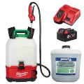 Milwaukee M18BPFPCSKIT - 18V 5.0Ah Cordless Backpack Chemical Sprayer Kit w/ IMPACT-A 20L Disinfectant