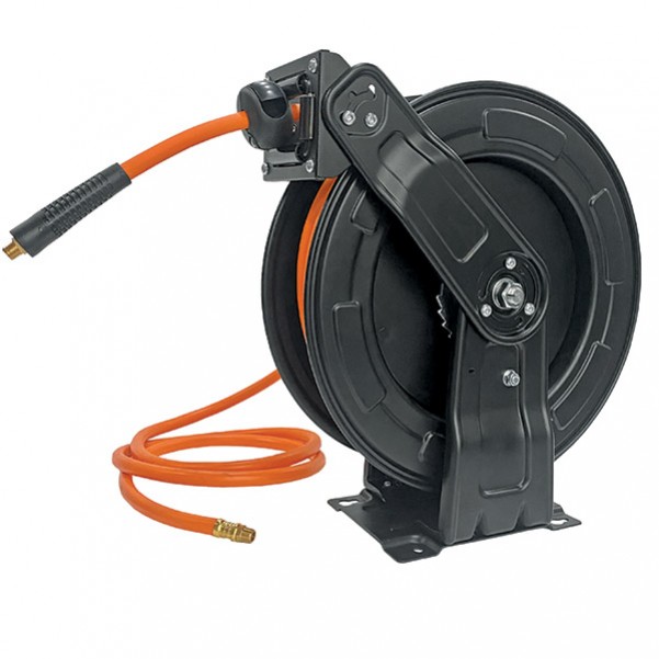 ITM TM300-022 - 2m x 10mm High Flex Retractable Air Hose Reel Air Hoses & Fittings
