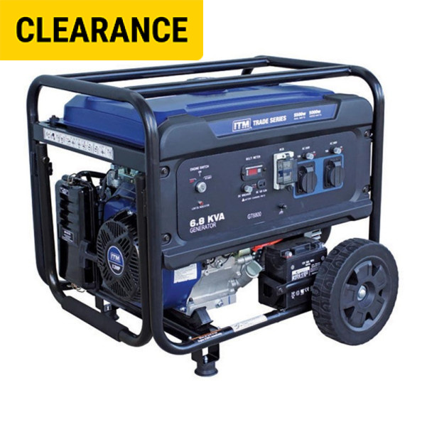 ITM TM510-5500 - 5.5kW 6.8KVA E-Start Petrol Generator ITM TM510-5500 - 5.5kW 6.8KVA E-Start Petrol Generator