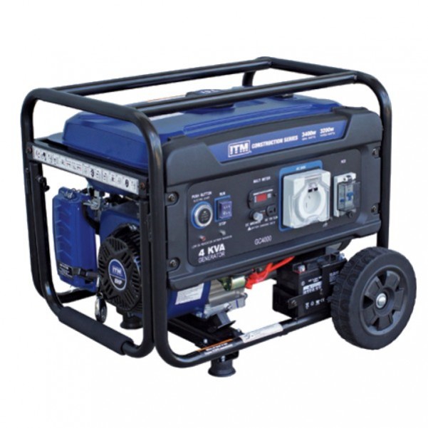 ITM TM520-3400 - 3.4kW 4kVA Construction Petrol Generator Camping