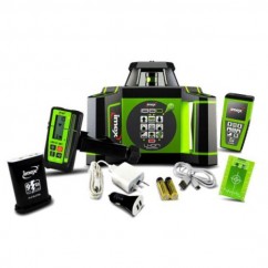 Imex 012-I88G - 3.7V 9.0Ah Li-ion Cordless Green Beam Rotating Laser Level Kit