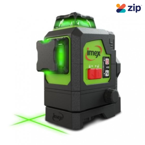 Imex 012-LX3DG - 5V 5.2Ah Li-ion Cordless Series II Green Beam 3 Multi-line Laser  3 x 360°