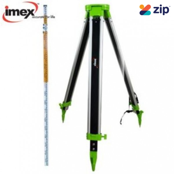 Imex 012-TSCOM - Aluminium Tripod & 5M Metric Staff 