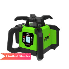 IMEX 012-Z99R - 18V 4.0Ah Red Beam Dual Grade Rotary Laser Level Kit