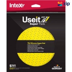 Intex 5SD180 - 225mm 180Grit Useit Yellow SuperPad Pack of 5 Sanding Discs, Papers & Wheels