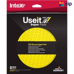 Intex 5SD220 - 225mm 220Grit Useit Yellow SuperPad Pack of 5