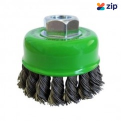 Josco JOS166BM - 75mm Multi-Thread Twistknot Cup Brush – 0.50mm Wire Grinding Accessories