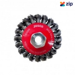 Josco TB100M - 100mm 0.50mm Multi-Thread Twistknot Bevel Brush Grinding Accessories