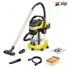 Karcher WD 6 P S - 1300W 30L Wet & Dry Vacuum 1.628-370.0