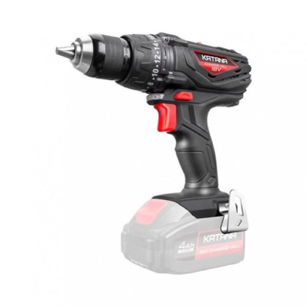 Katana 220001 - 18V 13mm Cordless Brushless CHARGE-ALL Hammer Drill Skin Hammer Drills
