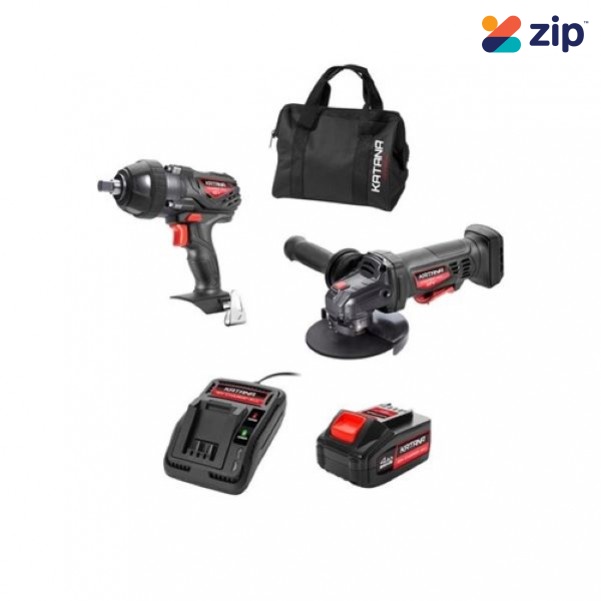 Katana 220504 - 18V 4.0Ah Cordless Katana Charge-All 2 Pce Combo Kit Hammer Drills