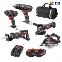 Katana 220550 - 18V 4.0Ah Cordless Katana Charge-All 5 Pce Combo Kit