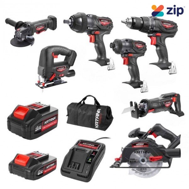Katana 220570 - 18V Charge-All 7 Piece Ultimate Combo Kit Combo Kits 18v