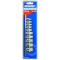Kincrome 02093 - 1/4 & 3/8" Sq Dr E-TORX 10 Piece Clip Rail Socket Set Hand Sockets & Accessories