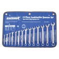 Kincrome 1352214 - 14 Piece Metric Combination Spanner Set