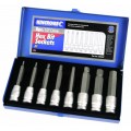 Kincrome 13626AF - 8 Piece 1/2" Square Drive Imperial Hex Bit Socket Set