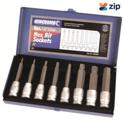 Kincrome 13626M - 8 Piece 1/2" Square Drive Metric Hex Bit Socket Set