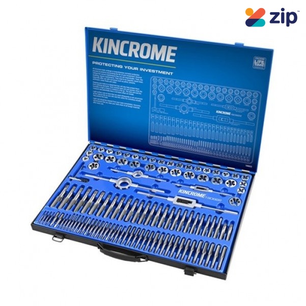 Kincrome 190822 - 110 PC NC NF Metric Tap & Die Set Hand Taps & Dies