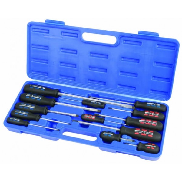 Kincrome 32064 - 13 Piece Plastic Case Screwdriver Set 